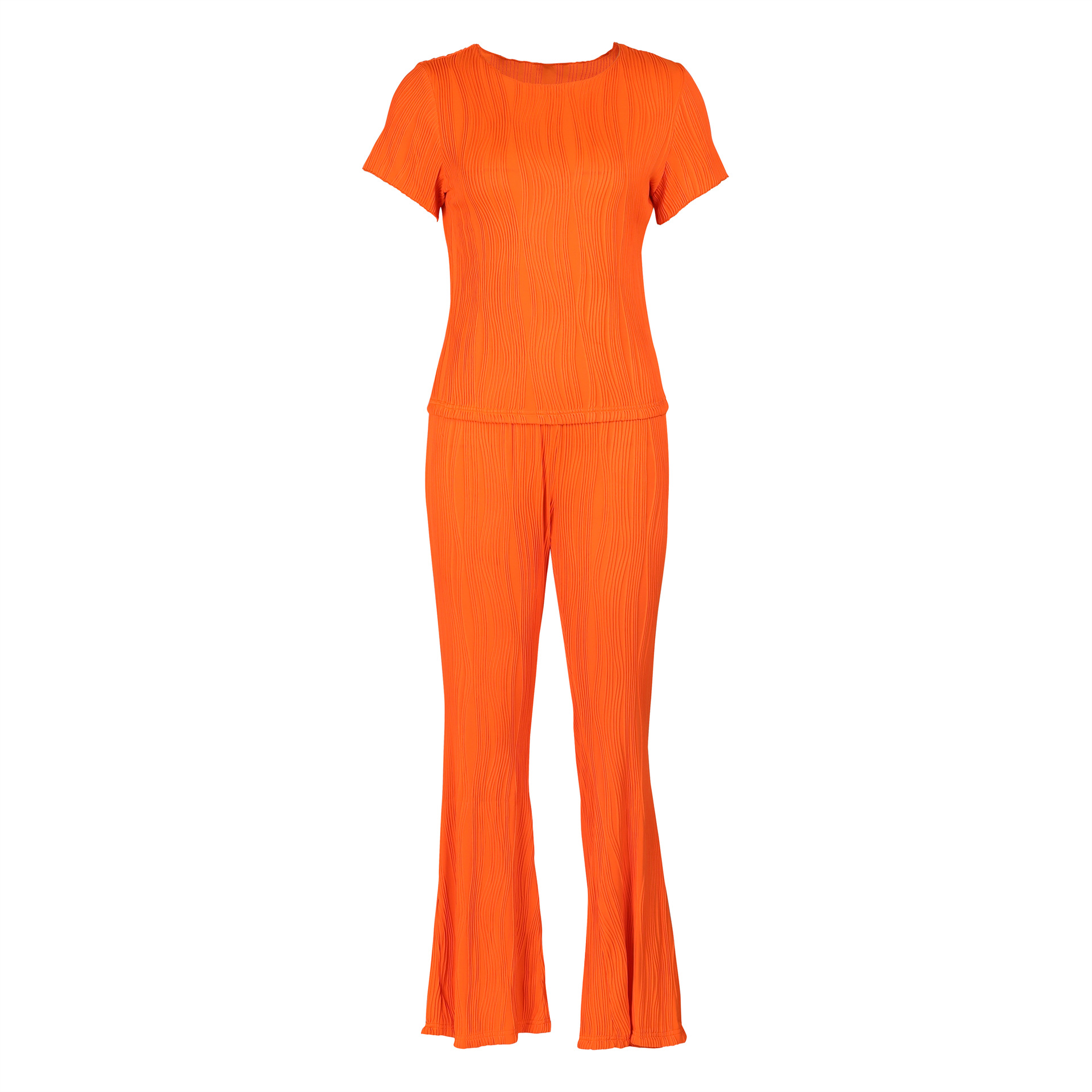 473g Weight Long Sleeve Sleeve Length Spandex, Polyester Fabric Type Pant Co-ord Set Sets Type 2 Pieces Set Quantity Holiday, Daily Occasion Round Neck Neckline Slim Fit Type Solid Color Pattern Summer, Spring Season Women's Gender Elegant, Streetwear Style Holiday Daily Women's Elegant Streetwear Solid Color Spandex Polyester Pant Co-ord Set Pants Sets 58