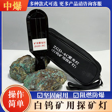 厂家ZGD-8C白钨矿用探矿灯钨矿紫光灯手持式充电野外矿区地质矿灯