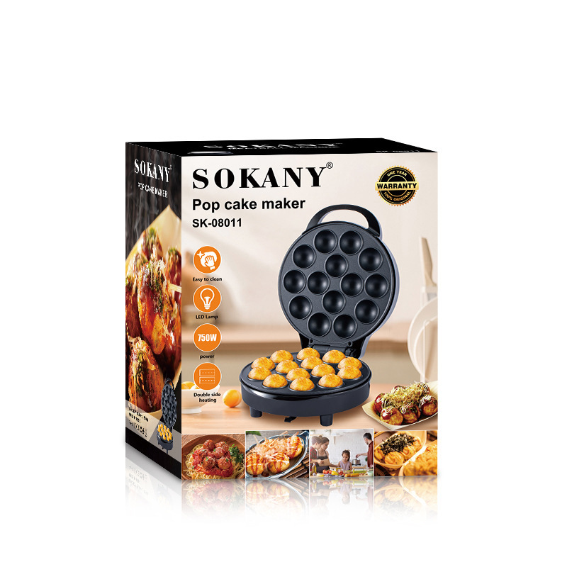 Hogar automático de control de temperatura máquina de desayuno máquina de pastel de huevo máquina eléctrica para hornear pan máquina de la torta