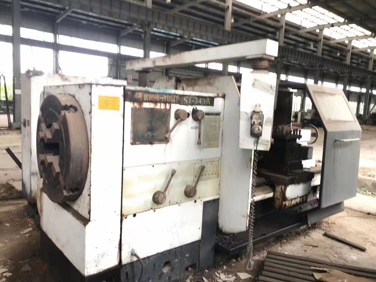 转让二手沈阳S1-343A数控管螺纹车床二手管螺纹车床