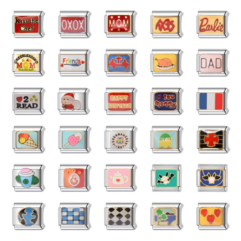 Italian Module Bracelet DIY with Splicing Watch Chain Niche Jewelry Sports Couple Friend Birthday Gift