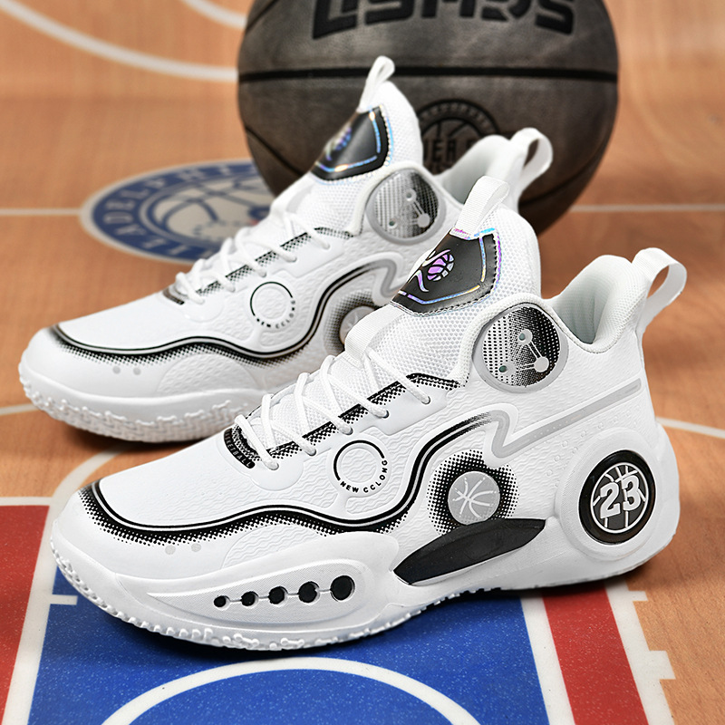Zapatos de baloncesto de hombre de tamaño grande, zapatos transpirables de verano, zapatos deportivos casuales, zapatos de carrera de alto perfil image 1