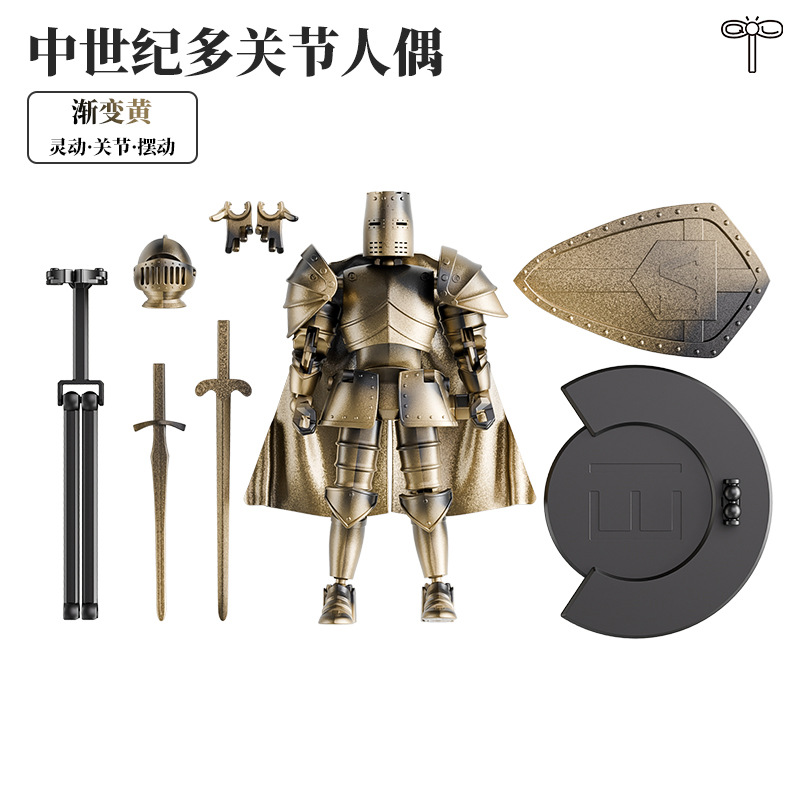 Juguete de modelo multiarticulable multi-mórfico transfronterizo ángel articulado humano descomprimido robot de quinta generación