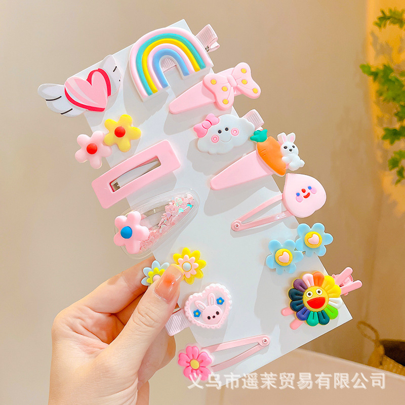 多巴胺儿童发夹女前额刘海夹鸭嘴夹头饰发卡碎发侧边卡子发饰夹子|undefined