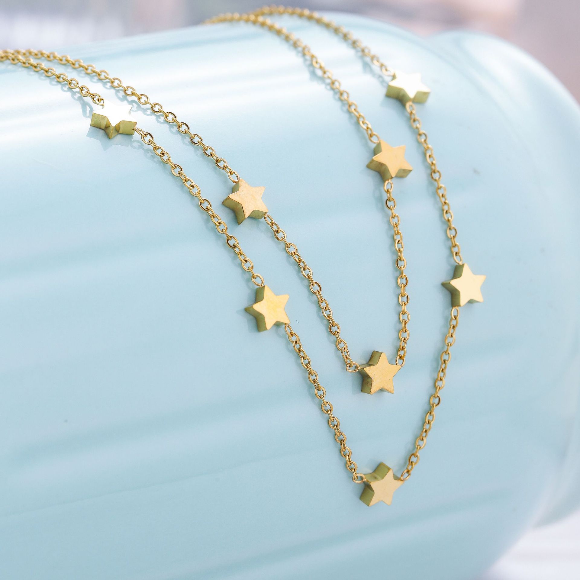 Elegant Heart Shape Butterfly Fish Titanium Steel Inlay Artificial Pearls Rhinestones Shell Necklace