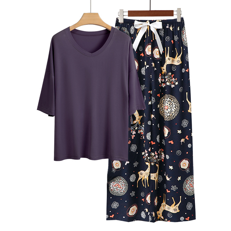 진한 보라색 + 꿈사슴