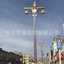 太阳能景观灯路灯户外防水家用院子欧式庭院3米花园别墅高杆灯