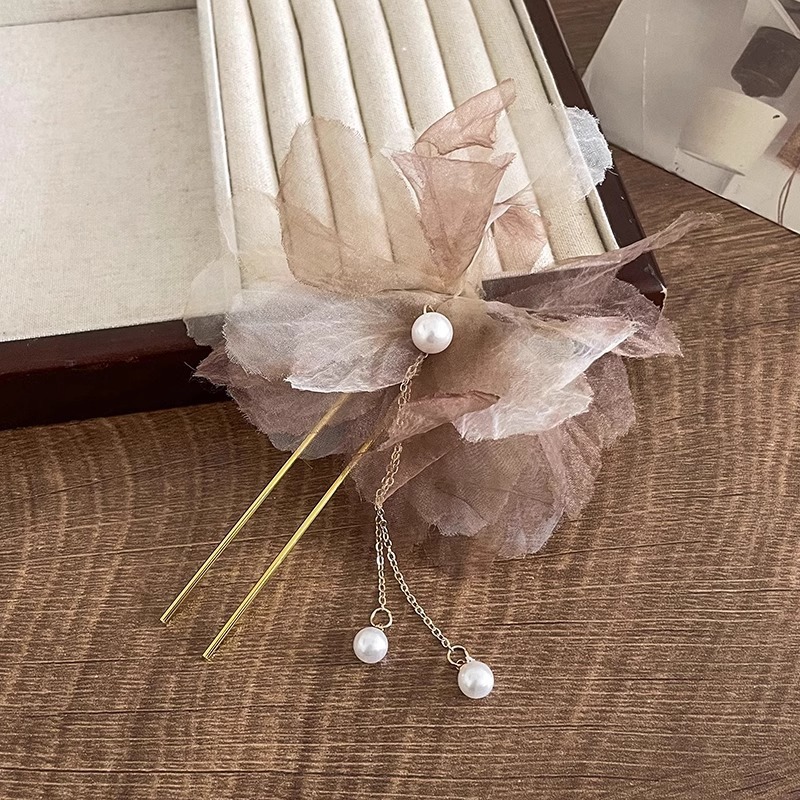 Temperamento en forma de U pinzas de pelo japonesas y coreanas 2025 nuevo simple pinzas de cabello de cabeza de cabeza de bola de cabeza de cabello de cabello