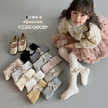 新款A类棉女童打底裤外穿诸暨童袜裤外贸卡通宝宝袜儿童连裤袜子