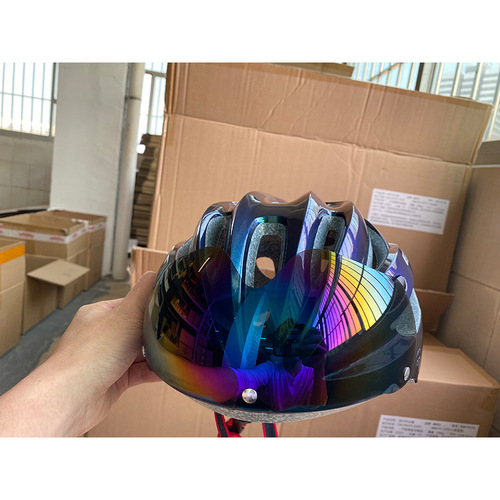 GUB K80 Plus Mountain Bike Helmet Magnetic Transparent Lens Vibrant Yellow Night Vision Grey Glare