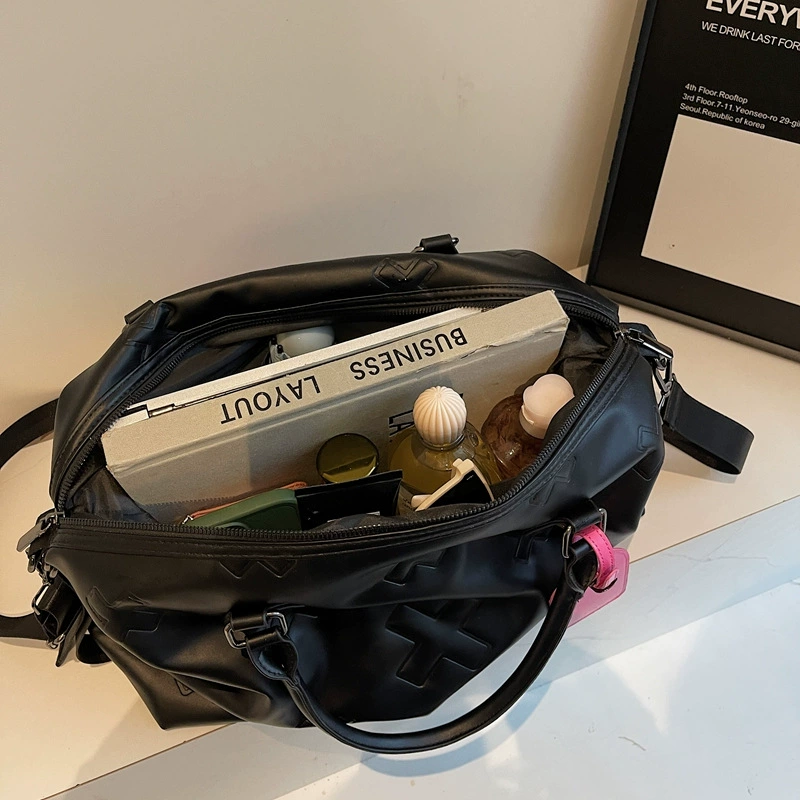 Весенний вместительный полиуретановый travel bag, модная спортивная сумка для выхода, мокрого и сухого разделения