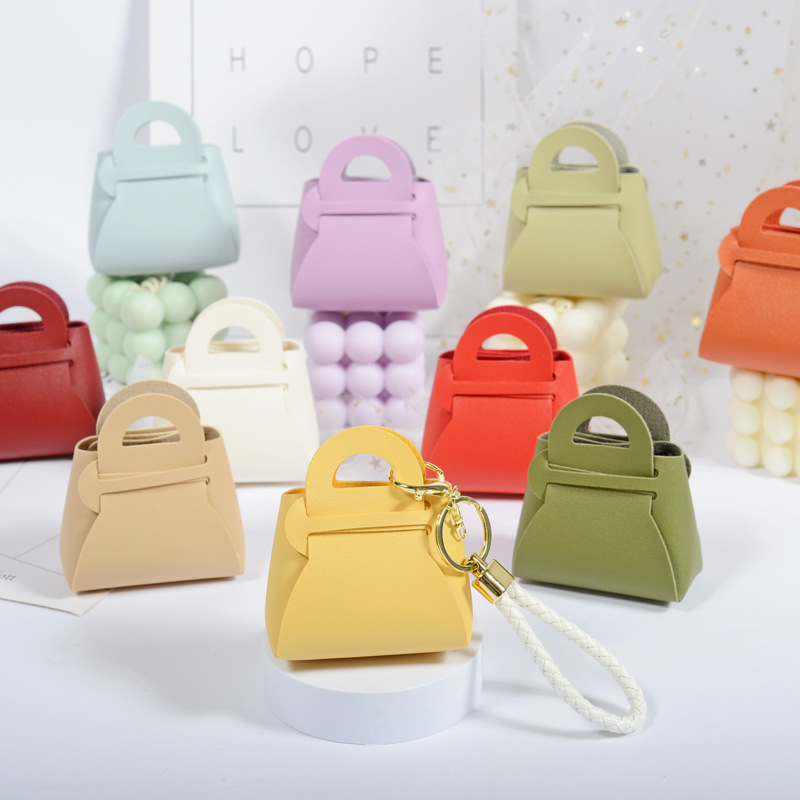 Cartoon Pendant, Cute Candy-Colored Small Coin Purse, Coin Bag, Key Bag, Macaron Hand-Held Small Bag Keychain