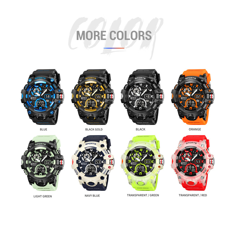 Nuevo reloj electrónico deportivo para hombres STRYVE doble luz nocturna cronógrafo despertador relojes de fábrica de un producto