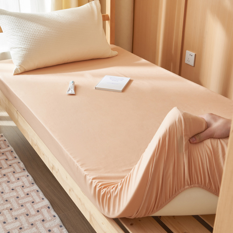 Sombrilla de cama de algodón para dormitorio individual de estudiante 90x200 funda de colchón funda de colchón funda de sábana gruesa de algodón