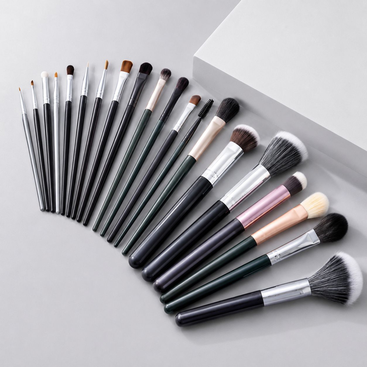 Pinceles de maquillaje Cangzhou, juego completo de un solo pincel, pincel para sombra de ojos, pincel para corrector 270, pincel para sombra de nariz, pincel de detalle T22
