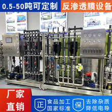 大型工業RO膜反滲透設備純水生產直飲水處理設備軟化過濾器凈水器
