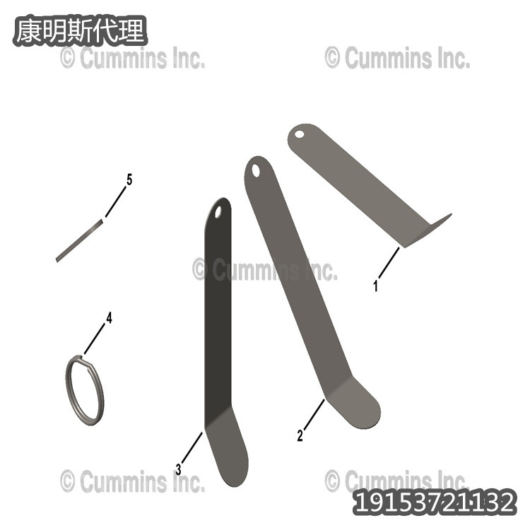 供应康明斯柴油发动机零部件塞尺4919473 FEELER GAUGE、