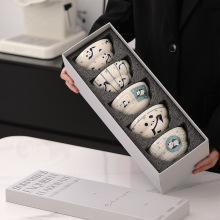 2024新款陶瓷碗可爱风饭碗礼盒家用面碗汤碗餐具高级感碗具套裝