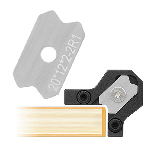 Woodworking Round Edge Banding Knife Bevel Knife Edge Trimming Tool Scraping Knife Radius Blade