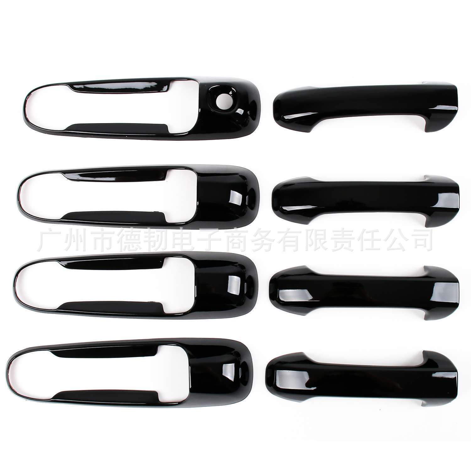 Suitable for 09-18 Dodge Ram 1500 2500 Bright Black Handle Sticking Ram Door Handle Decoration