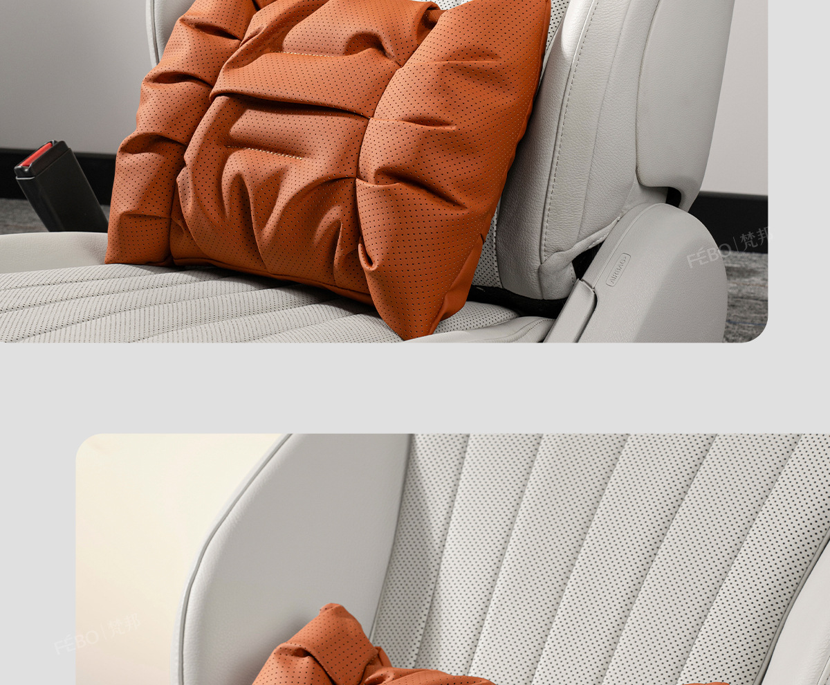 Cross-Border Tk Amazon Car Headrest Lumbar Support Neck Pillow Car Cushion Neck Pillow Cushion Car Seat Lumbar Support Gadget