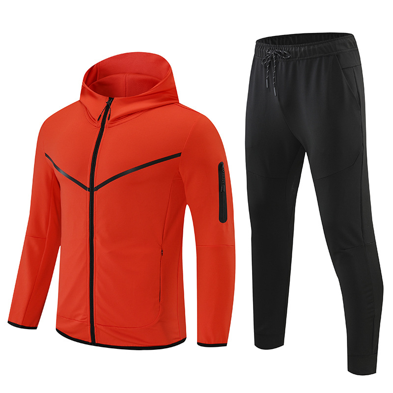 Conjunto Deportivo Informal para Otoño e Invierno, Sudadera Tipo Cárdigan Unisex de Algodón, Uniforme de Grupo, Traje de Entrenamiento de Manga Larga con Logotipo Estampado, Moderno