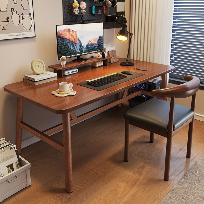 Computer Desk for Home Use, Simple Small Apartment E-Sports Desk and Chair Set, Bedroom Rental House Desk, Study Desk, Calligraphy Practice Desk