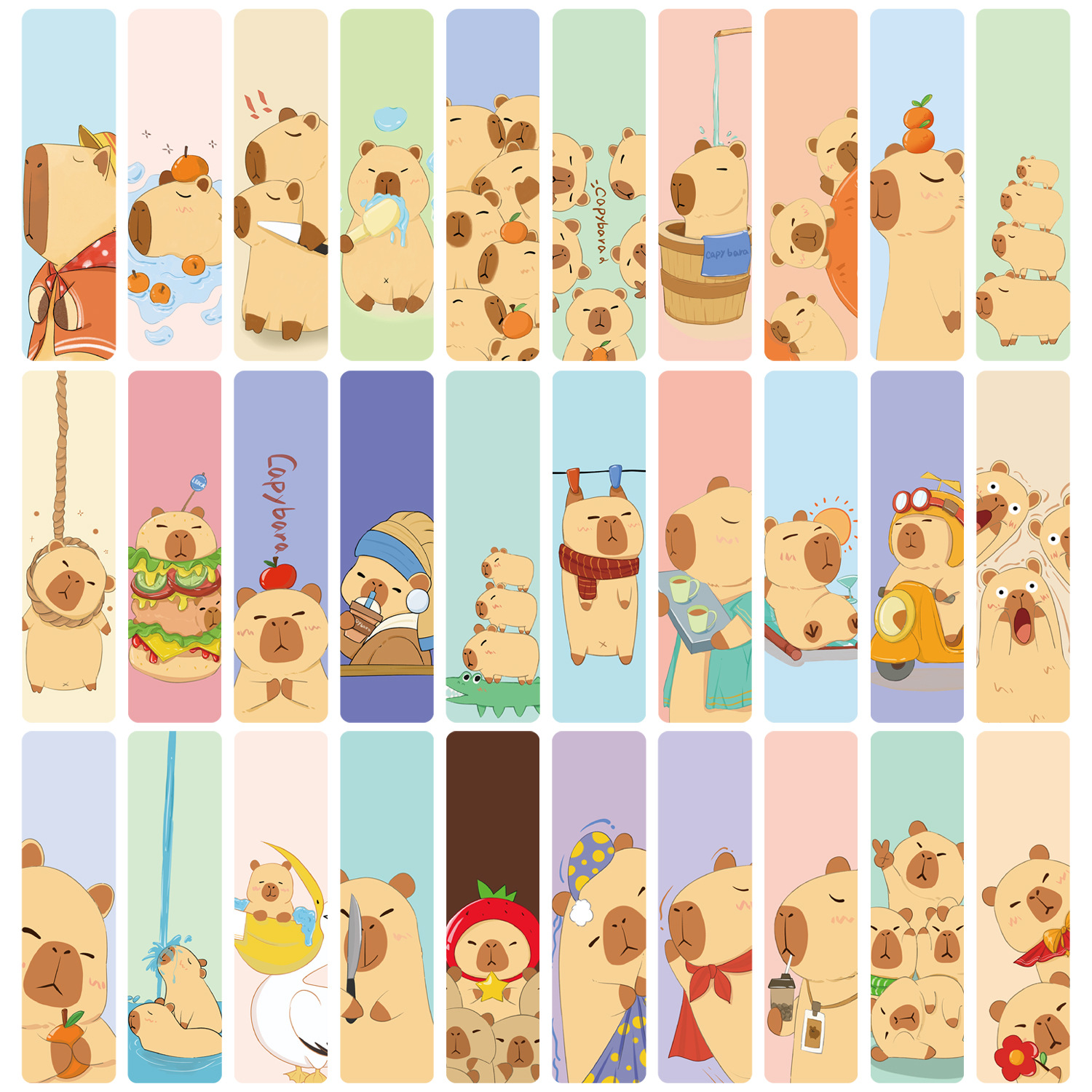 Micro-tinta, una variedad de estilos, marcadores, dibujos animados avanzados, arte antiguo, bricolaje, registros de lectura para estudiantes, marcadores exquisitos en papel