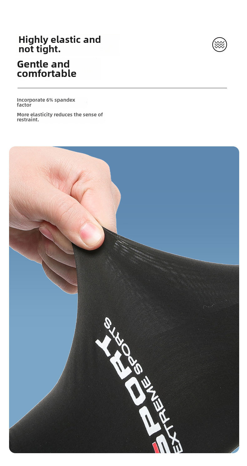 Summer sun protection oversleeve men's UV protective gloves women's thin ice silk gloves outdoor riding ice sleeve arm protection cover_viptrois.com
