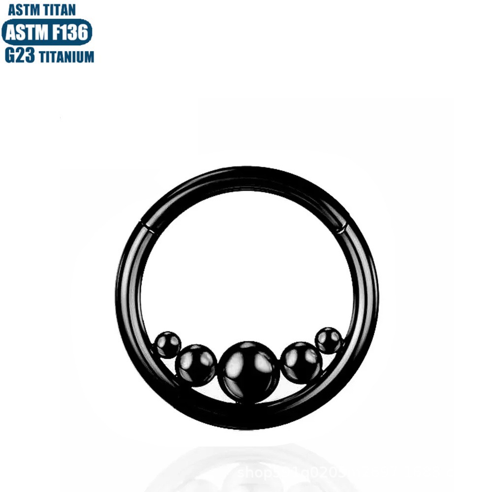 Labret piercing jewelry detail image