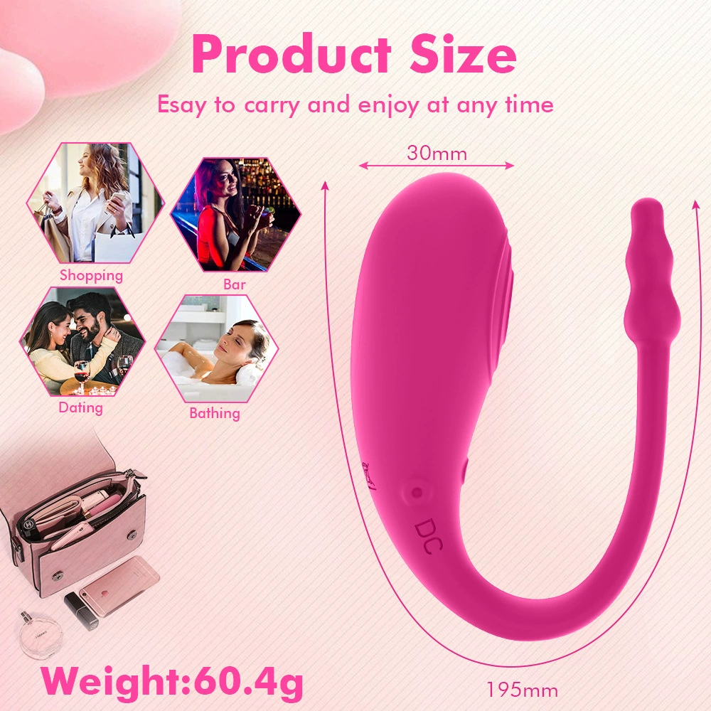Виброяйцо с управлением через мобильное приложение, удалённое управление, беспроводное носимое яйцо для мастурбации женщин
