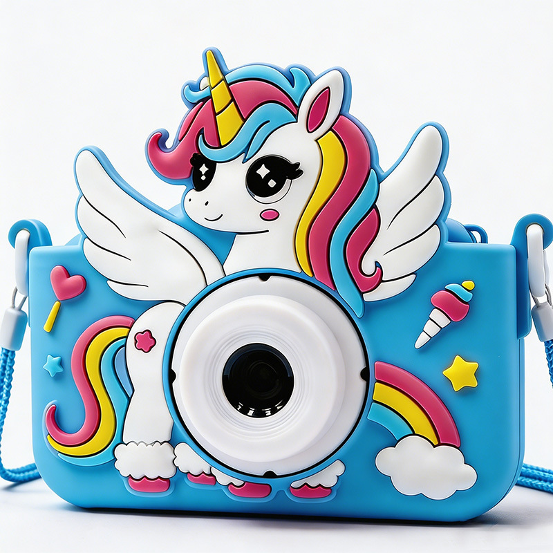 Blue Ice Cream Horse-HD Dual Camera