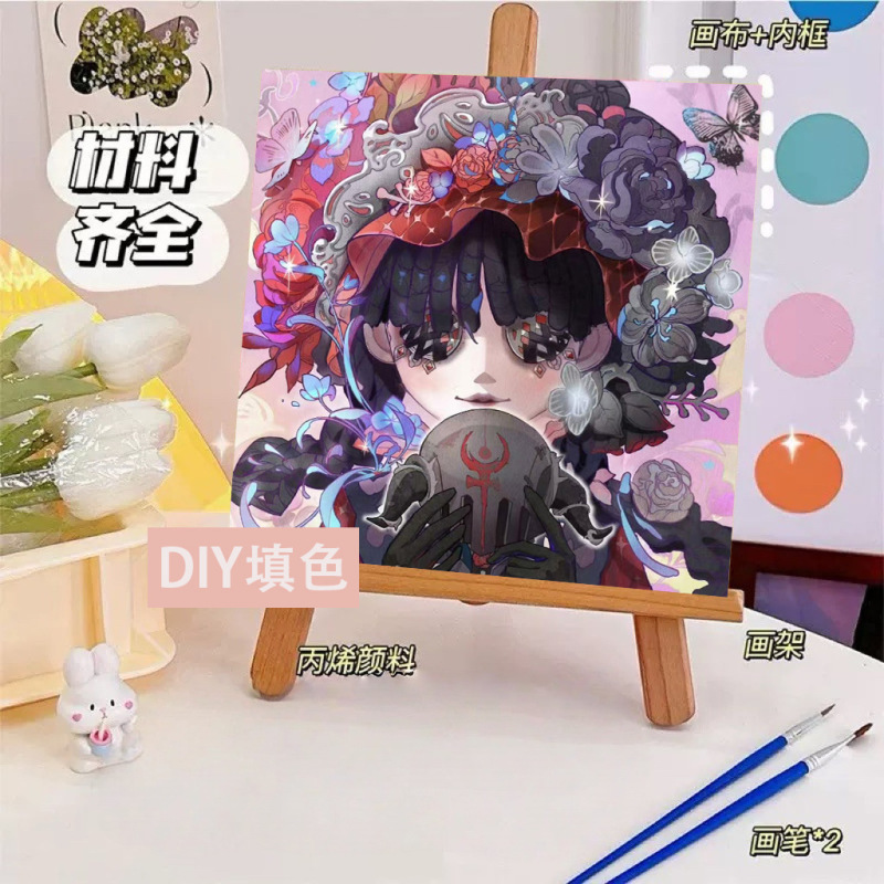 蝶デジタル油絵 diy 着色油絵子供の手描き蝶装飾絵画装飾品メーカー卸売|undefined