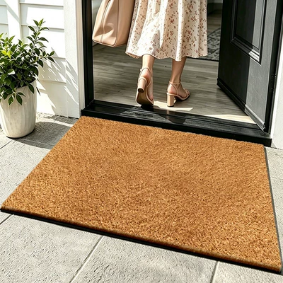 print, thickened outdoor non-slip, Avtomobil döşəmə paspasları - solid-color-imitation-coconut-palm-fiber-4060cm