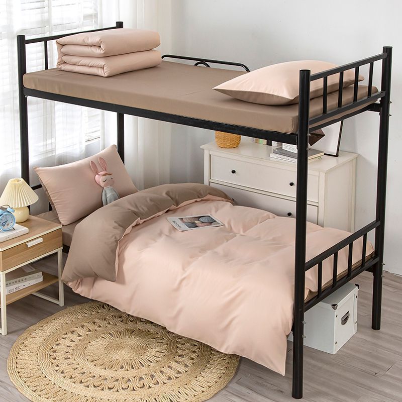 Edredón de color sólido un conjunto de edredón de invierno Core Four Seasons dormitorio de estudiantes universal edredón de algodón de primavera y otoño conjunto de cuatro o seis piezas