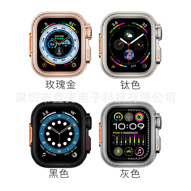 New Model Suitable for Apple Watch Case, Apple Watch S11 Metal Case + Back Cover, Instantly Transforms into Ultra 49mm