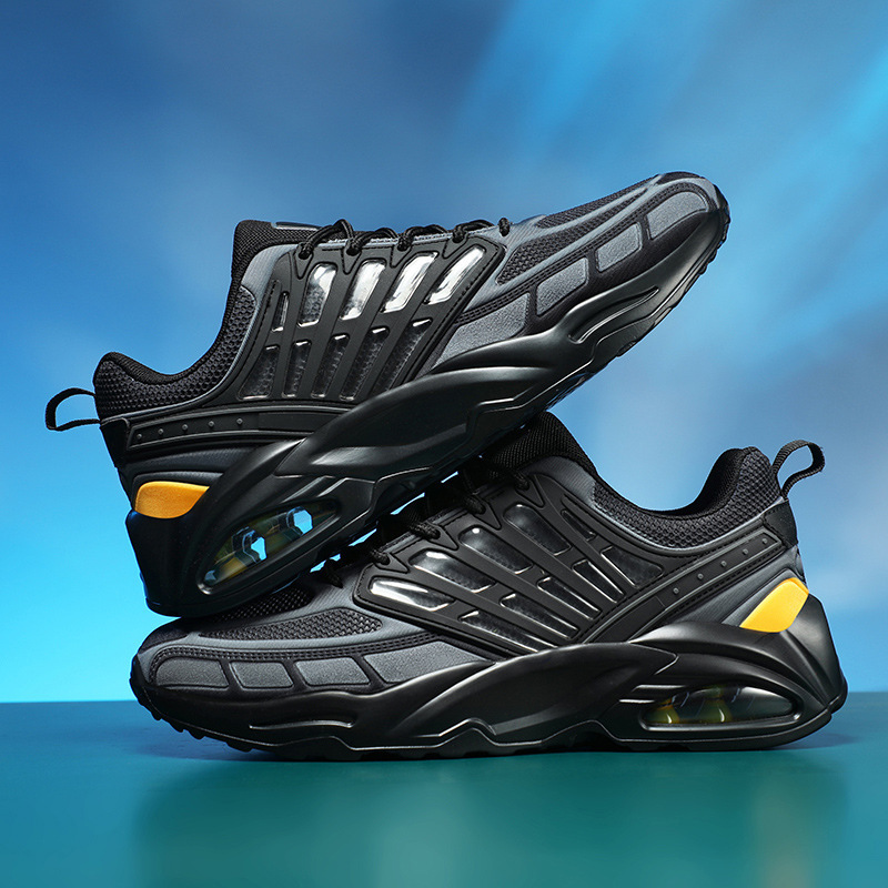 Zapatos de hombre Flying Weaving Casual Verano Transpirable Aumenta la tendencia deportiva de carrera Red de Internet ins Super Fire Daddy Trend Shoes Hombre