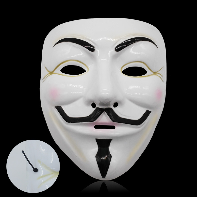 Cross-border especial popular Halloween horror tema V Vendetta máscara V monstruo en forma de V mascarada
