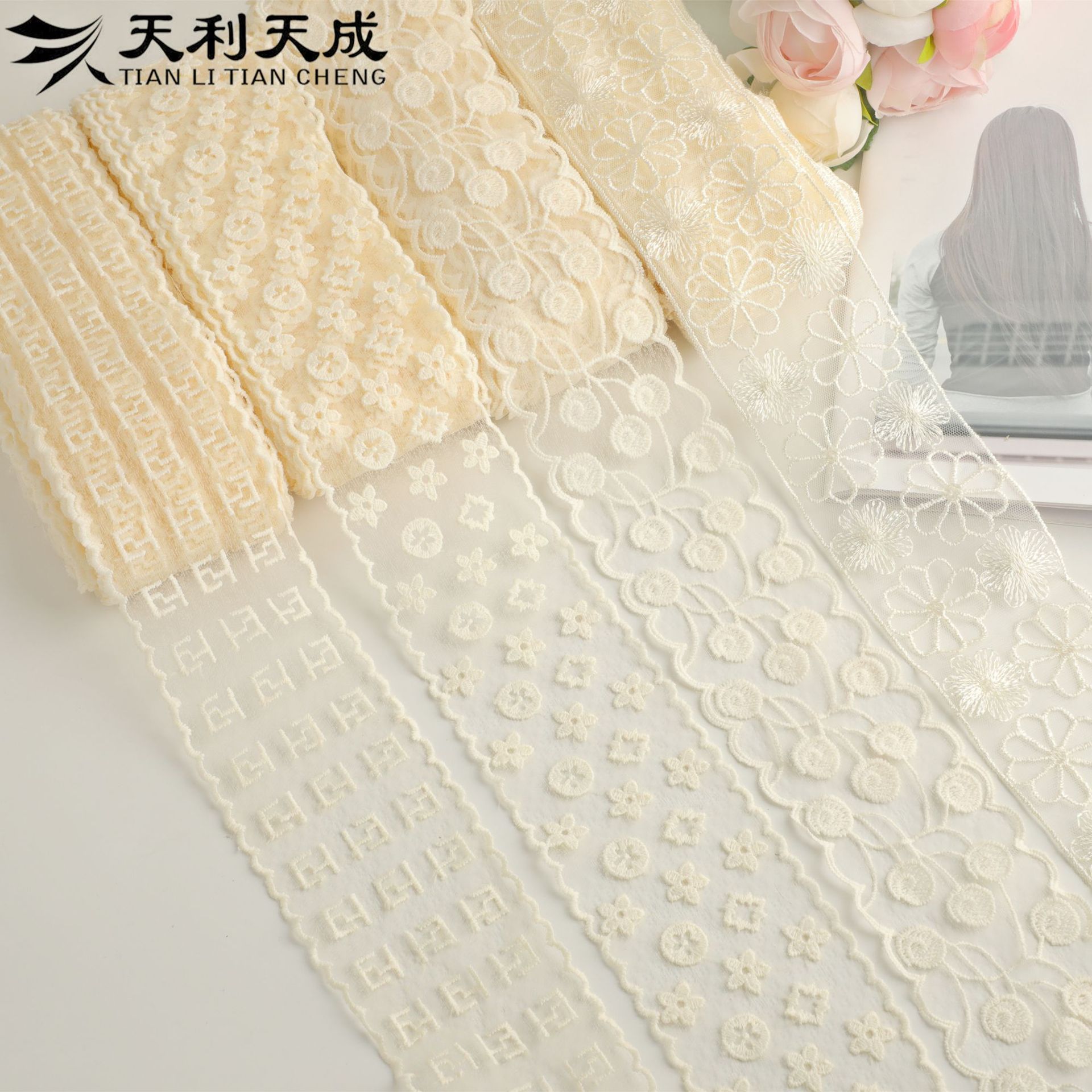 Apricot hair accessory