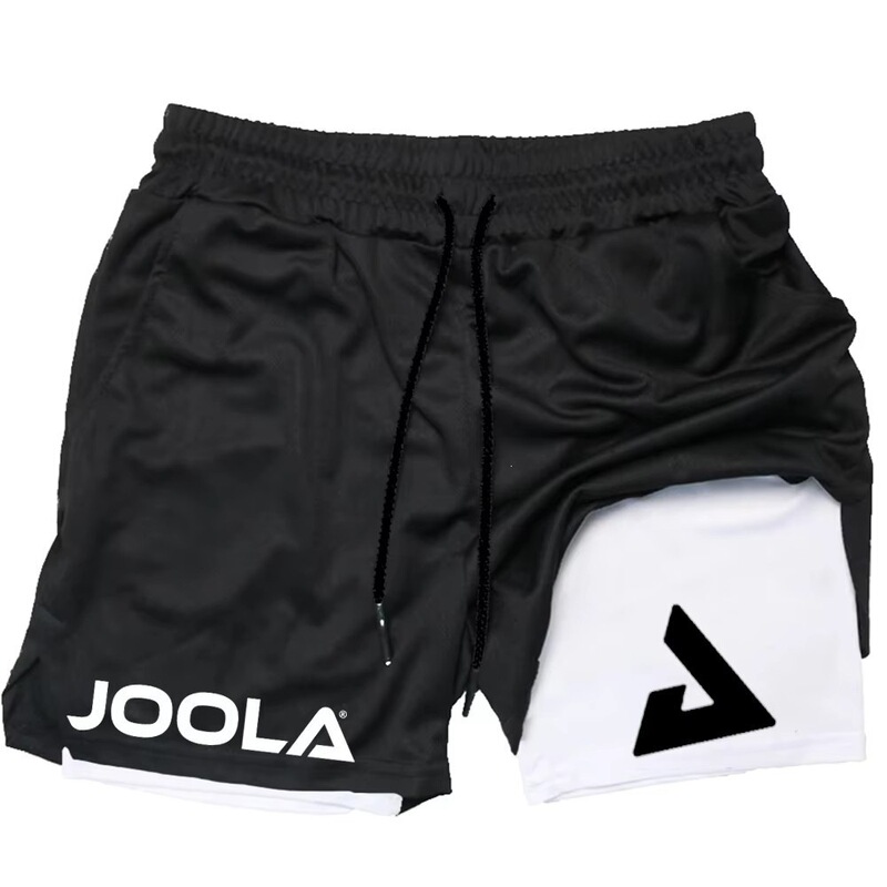 2026 Factory Direct Supply Summer Men's Running Shorts, Sports Casual Loose Fit, Multi-Pocket Double-Layer Plus Size Fitness Shorts
