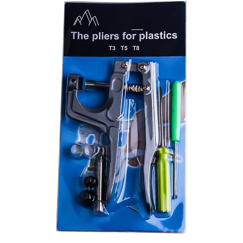 Alicate manual para insertar broches a presión T5/T8 (de colores)