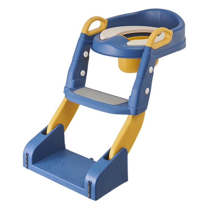 Non-slip Children's Toilet Rings Products Widened Anti-compression Auxiliary Toilet Ladder Infant Baby's Ladder Folding Toilet