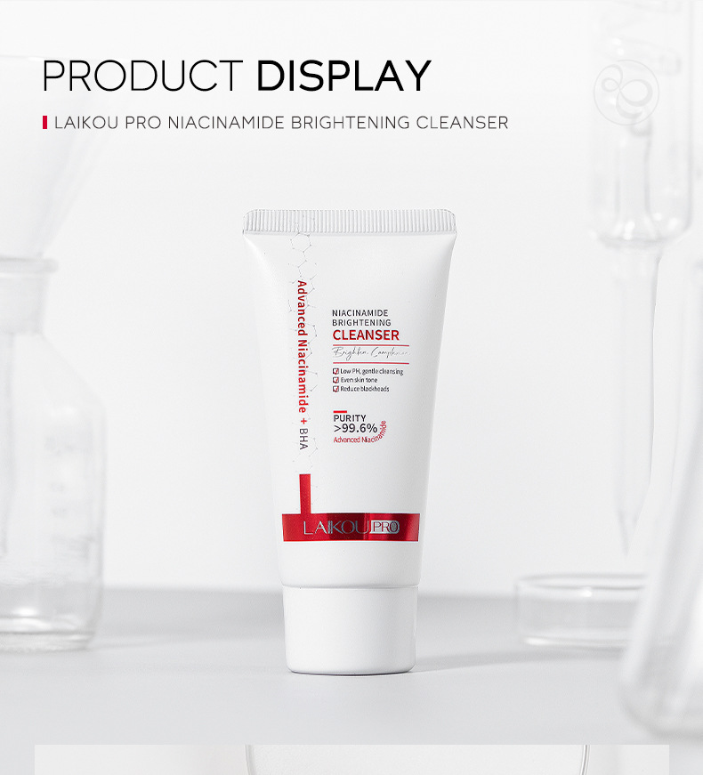 LAIKOU PRO Niacinamide Facial Cleanser 50g Cleansing, Hydrating and moisturizing Cross-border manufacturer wholesale undefined