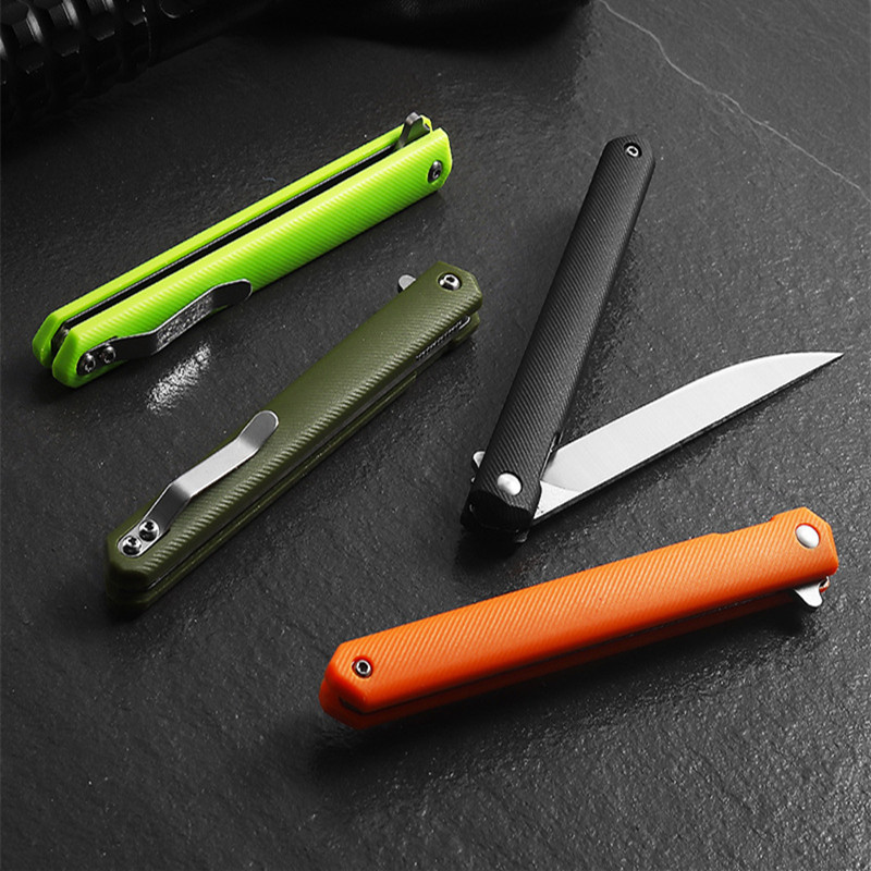 野营小刀折叠刀随身折叠刀迷你家用小刀便携口袋刀户外荒野水果刀