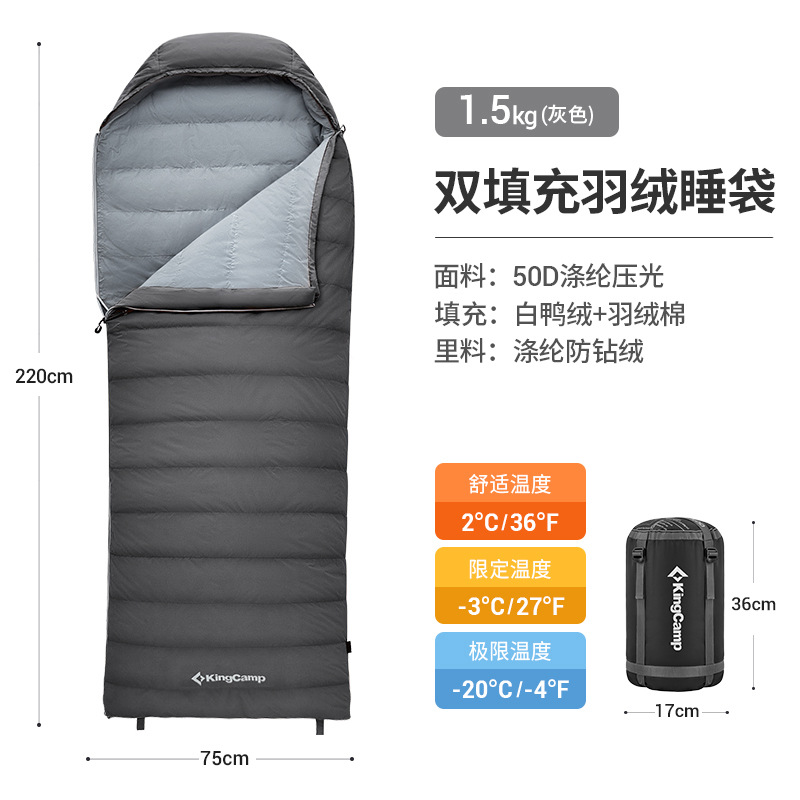 1.5kg 두께-오른쪽 지퍼-차콜 그레이