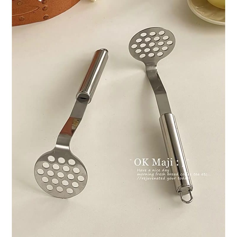 不锈钢土豆压泥器家用捣泥神器宝宝辅食芋泥碾压器按压土豆泥勺