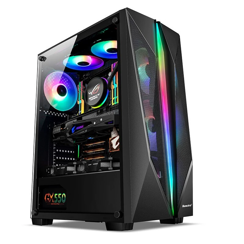 Игровой настольный ПК i9 9900KF / i5 9400F (DIY), настраиваемые наборы, чёрный корпус