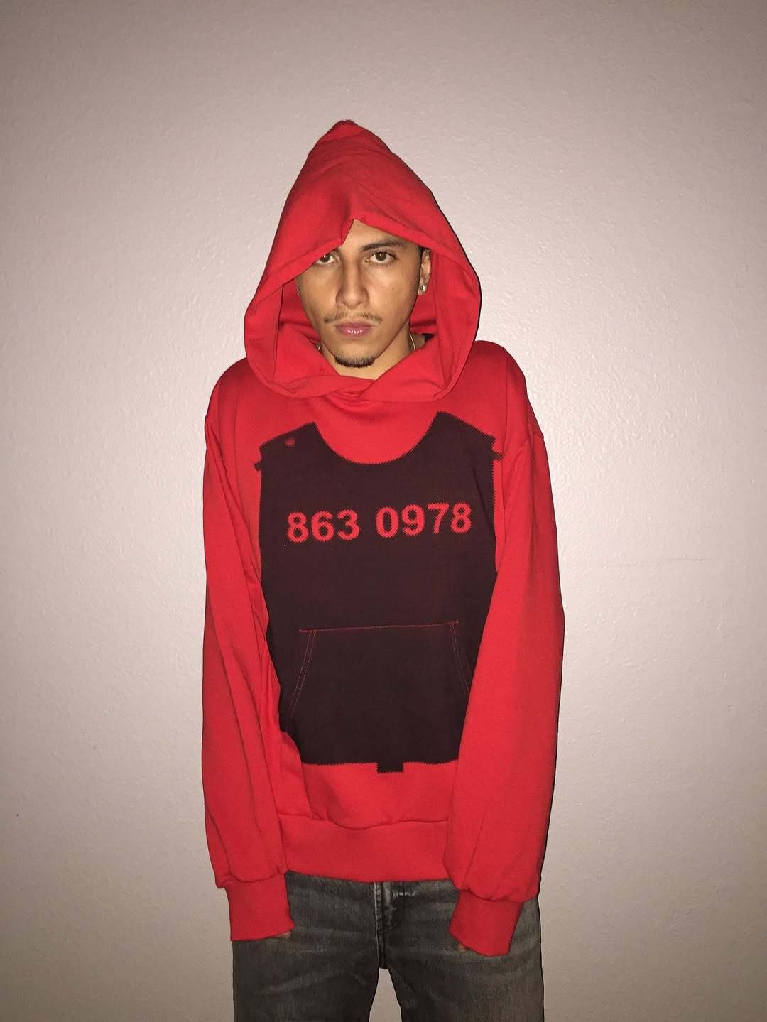 Men's Retro Hoodie With Graphic Print Long Sleeve Pullover_voghion.com