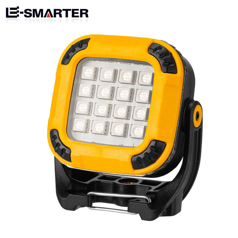 Lámpara de trabajo de escena completa transfronteriza con cabezal de lámpara giratoria multi-posición de adsorción magnética fuerte lámpara de jardín lámpara de camping al aire libre lámpara de mantenimiento