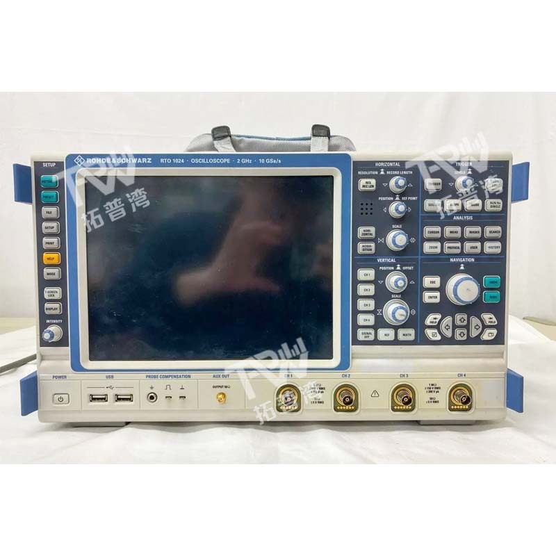 罗德与施瓦茨 R&S 4 通道 RTO1024 数字示波器 2 GHz 10GS/s
